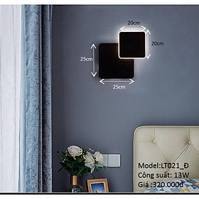 Mua Đèn tường led vuông xoay 360 độ DT