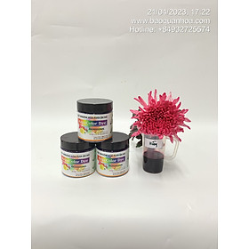 BỘT NHUỘM HOA NHẬP KHẨU ẤN ĐỘ (HỦ 110GR pha 12L nước nhuộm hoa tươi) gồm 8 màu cơ bản