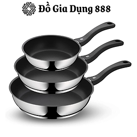 Set 3 Chảo Chống Dính WMF Devil 20-24-28cm, Dẫn Nhiệt Tốt, Dùng Cho Mọi Loại Bếp, Nhập Đức