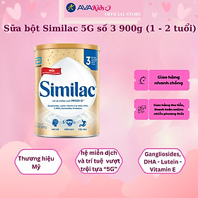 Sữa bột Similac 5G số 3 900g (1 - 2 tuổi)