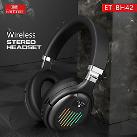 Mua Tai Nghe Chụp Tai Bluetooth Earldom ET-BH42 Âm Bass Ấn Tượng  Có Chiều Sâu Không Bị Kéo Rền  Đèn LED Cảm Ứng Theo Giai Điệu Âm Thanh