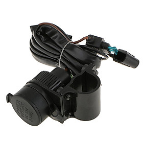 12V Car Motorcycle  Lighter Power Socket Plug Outlet with Bracket