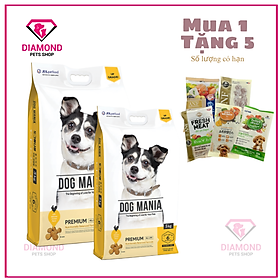 (1Kg/2.4Kg/5Kg) Dog Mania Premium - Thức ăn hạt CHO CHÓ MỌI LỨA TUỔI - 5kg
