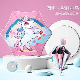 Mua Ô Dù Chống Nắng Che Mưa  Ô Dù Cho Bé Cán Dài Cầm Viền Phản Quang  Chống Tia UV