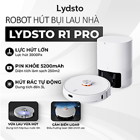 Mua Robot hút bụi Lydsto R1 PRO thông minh có định vị bằng hệ thống cảm biến LDS - Hàng chính hãng