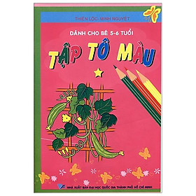 Sách Tập Tô Màu: Dành Cho Bé (5 - 6 Tuổi)