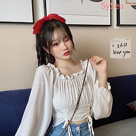 ÁO BẸT VAI RÚT DÂY ULZZANG