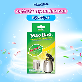 Chất Làm Sạch Bình Đun Nước Mao Bao (2 Gói x 25g)