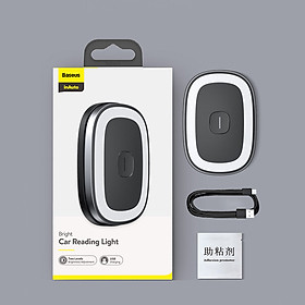 Xiaomi youpin Baseus Đèn đọc sách trên ô tô có thể sạc lại Đèn LED từ tính Tạo kiểu tự động Đèn ngủ Đèn chiếu sáng nội thất ô tô Đèn trần