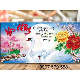 Mua Tranh thêu vợ chồng kt 76x43 cm