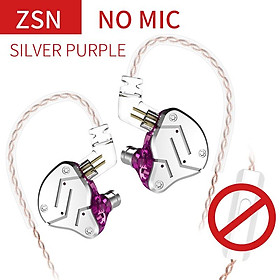 KZ ZSN 1BA 1DD Hybrid trong tai nghe tai nghe tai nghe Hifi Bass trong tai nghe Tai nghe Thể thao Thể thao khử tai nghe KZ ZSTX ZSX Màu sắc: