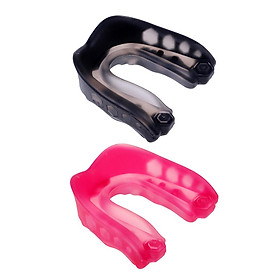 2 Pieces Adult Youth Mouth Guard Gum Shield Boxing Football Teeth Protector
