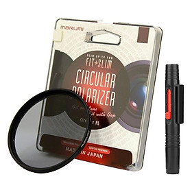 Mua Combo Kính Lọc Filter Marumi Fit & Slim CPL 52mm + Bút Lau Lens - Hàng Nhập Khẩu