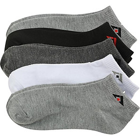 Combo 5 Đôi Tất (Vớ) Nam Cổ Ngắn Trơn 201 (Freesize)