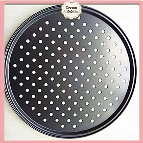 Mua ✿✿✿ Khuôn pizza chống dính đục lỗ 24.5cm ✿✿✿