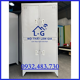 Mua Tủ sắt hồ sơ locker văn phòng 4 cửa sơn tĩnh điện _LGTD4C