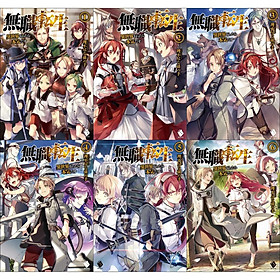 Bộ 6 Áp phích - Poster anime Mushoku Tensei: Isekai Ittara Honki Dasu - Thất nghiệp chuyển sinh (bóc dán) - A3,A4,A5