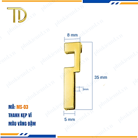 Thanh kẹp ví, kẹp ví tiền, kẹp kim loại, công nghệ mạ điện độ bền 5 - 8 năm