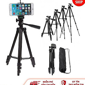 Mua Giá đỡ điện thoại Tripod -kèm kẹp điện thoại 3 chân-điều khiển remote tương thích với nhiều dòng máy