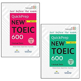 Combo Quickprep New Toeic 600 - Volume 1&2