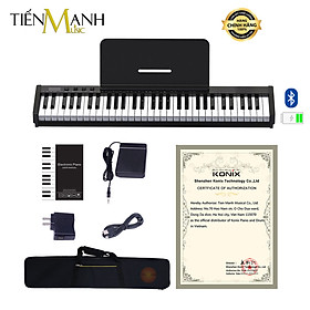 [Mẫu Mới, Cao Cấp] Đàn Piano Điện Konix PH61S - 61 Phím Nặng Cảm Ứng Lực PH61 Có 2 Loa Lớn Và Midi Keyboard Hàng Chính Hãng