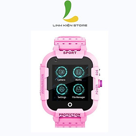 Mua Đồng hồ định vị trẻ em Wonlex KT12 ( Hồng ) - Thiết bị đeo tay video call gia đình thật dễ dàng - Hàng chính hãng