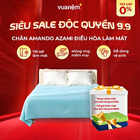 Mua Chăn công nghệ làm mát Amando Azami premium vải sợi lạnh air cooling giải nhiệt cao tối ưu giấc ngủ 200x220cm (Giao màu ngẫu nhiên)