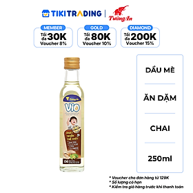 Dầu ăn dặm dinh dưỡng cho bé VIO Tường An Mè 250ml