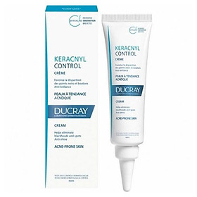 Ducray Keracnyl Control Cream Innovation Myrtacine: Giảm Đốm Mụn & Mụn Đầu Đen (30ml)