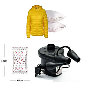 Mua Bộ Nén Chân Không bơm Hút Chân Không Bằng Điện ( 1 Bộ Gồm 1 Máy Và 1 Túi Size 60 x 80 cm ) - Chính Hãng