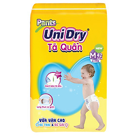 Combo 2 Tã Quần UniDry Gói Đại M42 (42 Miếng)