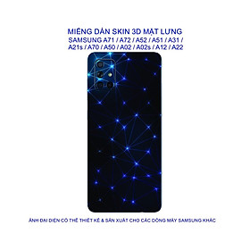 Mua Miếng Dán Skin 3D mặt lưng dành cho SAMSUNG A71 / A72 / A52 / A51 / A31 / A21s/ A22 chống trầy xước  hình ảnh 3D sắt nét