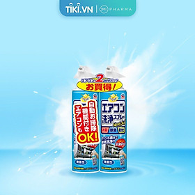 Mua Set 2 Chai Xịt Vệ Sinh Máy Điều Hòa  Khử Mùi Hakugen Earth Raku Hapi (Không Hương Liệu) Nhật Bản (2 Chai x 420ml)