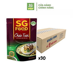Thùng 30 Gói Cháo Tươi Lươn Đậu Xanh 240g Sài Gòn Food