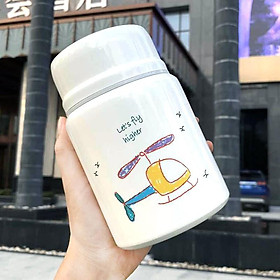 Mua Bình giữ nhiệt  bình ủ cháo có tặng kèm thìa 450ml