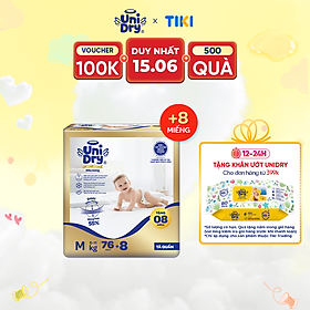 [Mẫu mới] Tã quần Unidry G3X Supreme siêu mỏng size M - 76+8 miếng