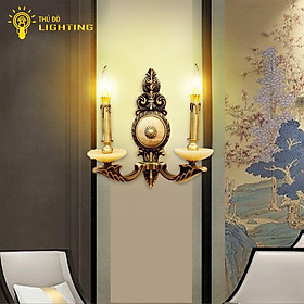 Mua Đèn Tường Nến Đồng Tân Cổ Điển 9263 với 2 Kiểu dáng Trang Trí Phòng khách  Phòng ngủ  Hành Lang  Ban Công Phong cách Châu Âu