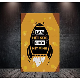 Mua Tranh phẳng tạo động lực treo văn phòng truyền cảm hứng -  PGĐL1544