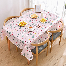 Mua Khăn trải bàn nhựa PVC không thấm nước  khăn trai bàn có hoạ tiết đẹp phù hợp với mọi nhà