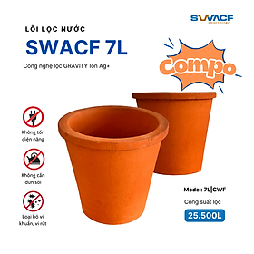 Mua Compo 2 lõi lọc nước uống trực tiếp SWACF 7L | CWF Nano bạc  tốc độ lọc 2 - 4 lít/giờ  giữ khoáng thiết yếu