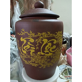 Mua Hũ gạo sành Bát Tràng loại 10Kg