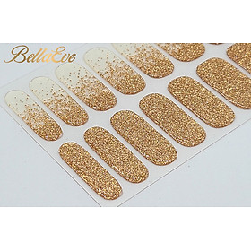 Set 20 Miếng Dán Móng Tay Kiểu Hàn Quốc Silicon Không Keo Dán Bellaeve