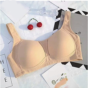 Áo Lót Đệm Mỏng Không Gọng Chống Tràn Ngực Nâng Đỡ Bầu Ngực Bản Dây To Che Phủ Tốt Dành Cho Ngực To Và Siêu To