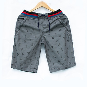 Quần Short Nam Lưng Thun Co Dãn, Chất Kaki In Hình Họa Tiết Thời Trang Cao Cấp NamMinh