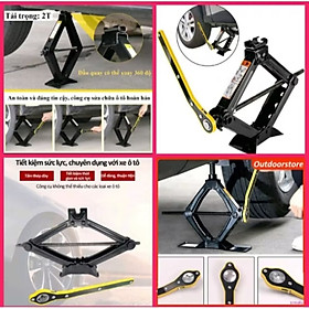 1 BỘ KÍCH NÂNG GẦM XE HƠI ÔTÔ CHỮ A 2 TẤN VỚI TAY QUAY ĐA NĂNG THUẬN TIỆN CHO MỌI NGƯỜI