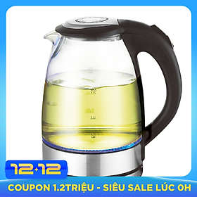 Ấm Điện Đun Nước Thủy Tinh Lock&Lock EJK317BLK (1.7L) - Hàng chính hãng