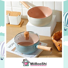 Mua Chảo chống dính dùng cho bếp từ bếp ga sâu lòng cao cấp Solapri Kiểu Nhật Bản MiibooShi 5666325255