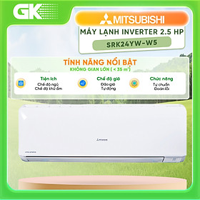 MÁY LẠNH MISHUBISHI HEVY SRK24YW-W5 - HÀNG CHÍNH HÃNG