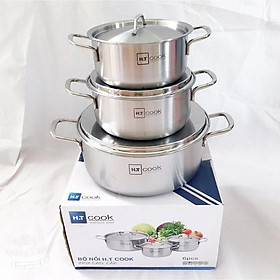 Mua BỘ 3 NỒI INOX 430 CAO CẤP
