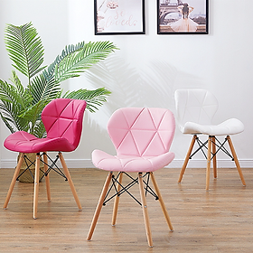 Mua Ghế ăn đệm da chân gỗ chắc chắn  Ghế ngồi cafe dựa lưng thư giãn decor đẹp - Ghế bàn làm việc  Ghế ngồi học cho bé